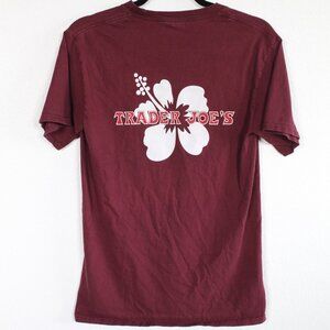 Trader Joe's Maroon Small Crew T-Shirt